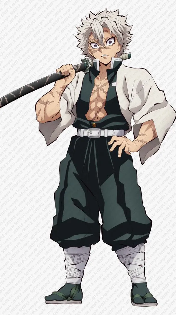 ai character: Sanemi Shinazugawa background