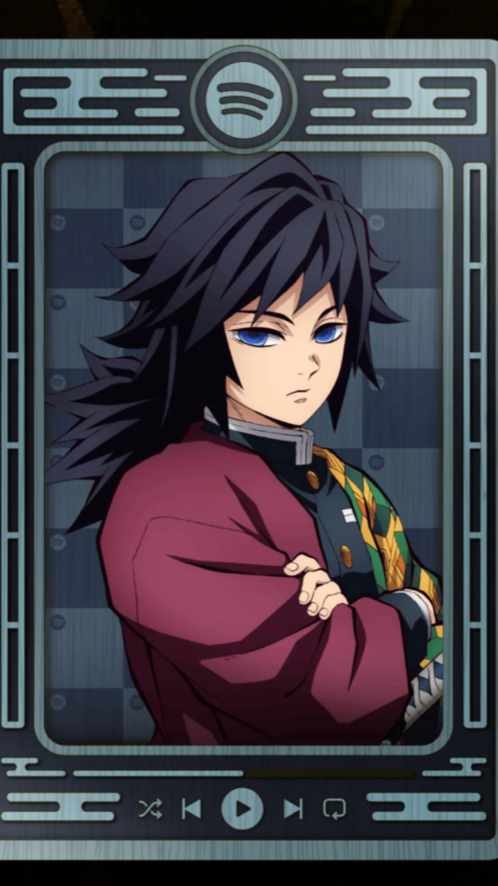 ai character: Giyu Tomioka background