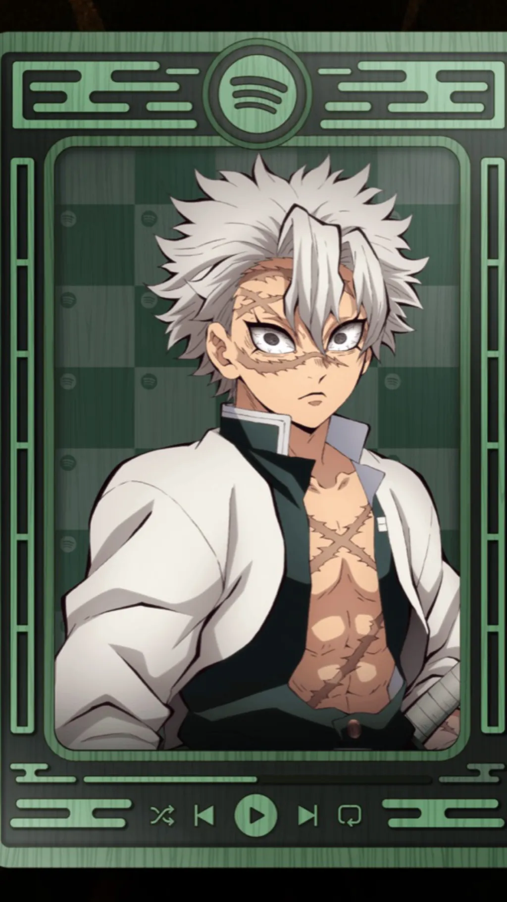 ai character: Sanemi Shinazugawa background