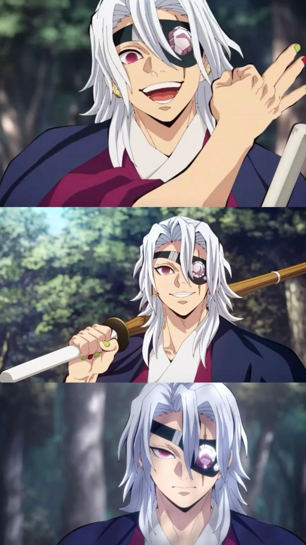 ai character: Uzui Tengen background