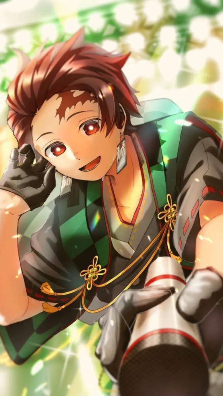 ai character: Tanjiro Kamado background