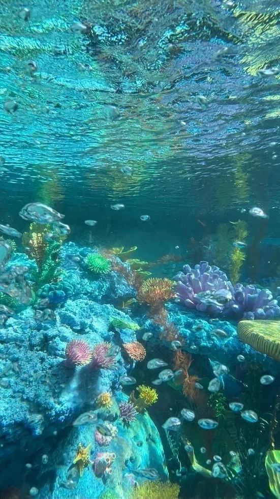 ai character: Ocean background