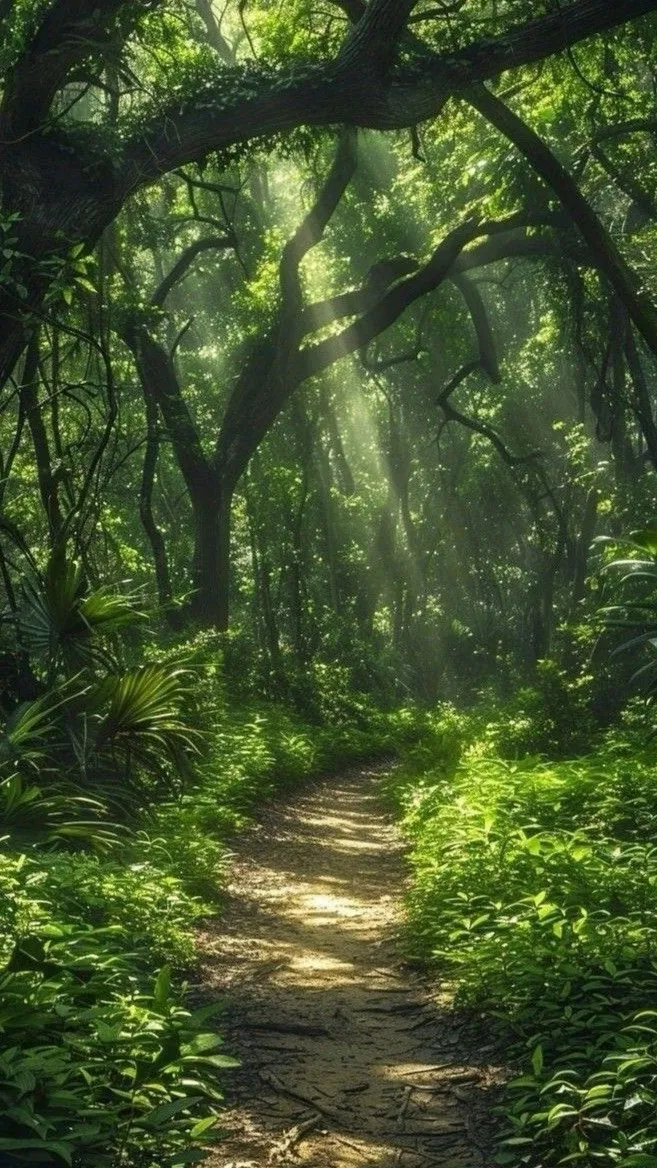 ai character: Forest background