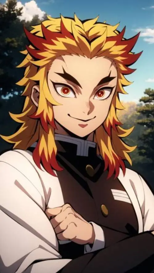 ai character: rengoku background