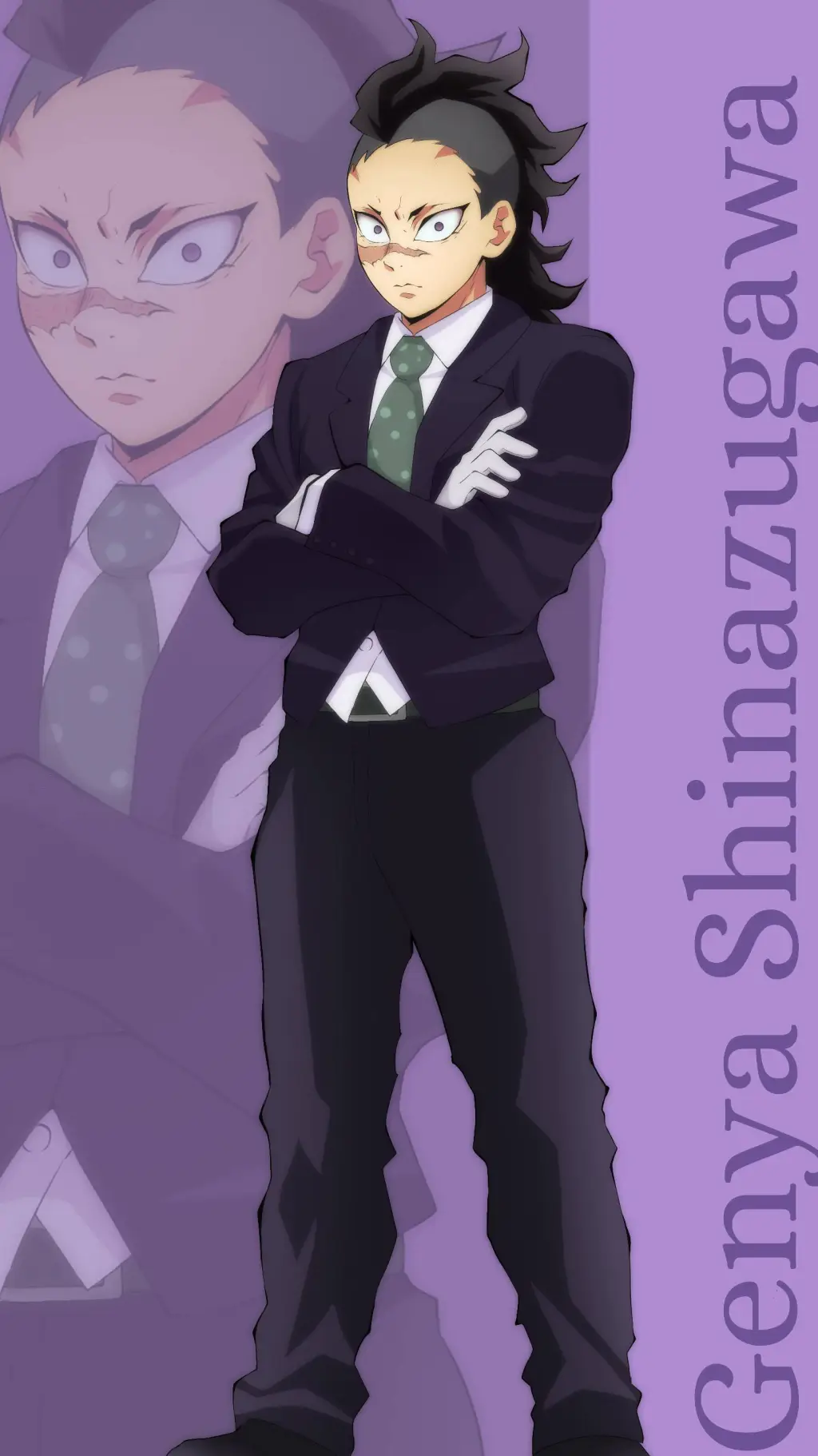 ai character: Genya Shinazugawa background