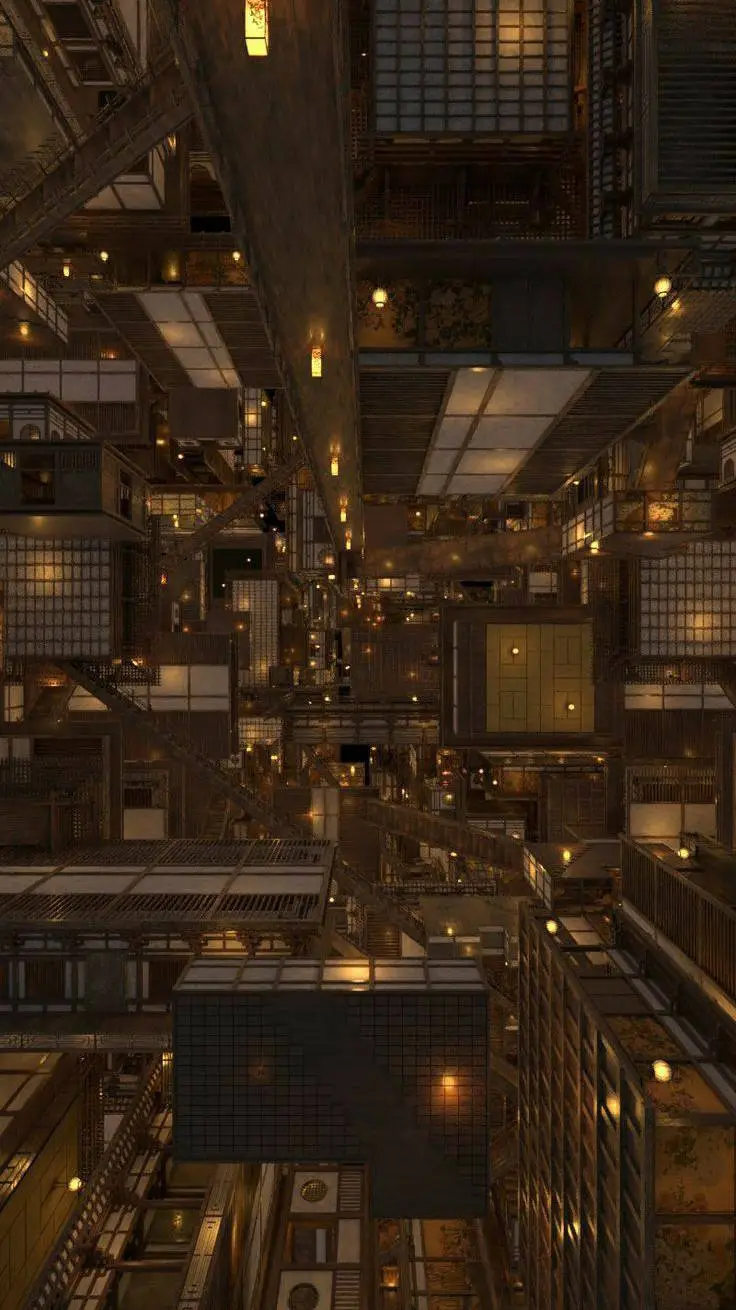 ai character: Infinity Castle background