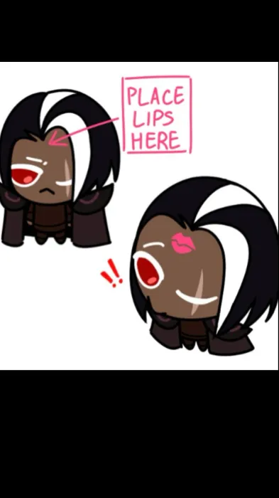 ai character: Dark choco cookie! background