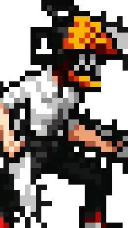 ai character: chainsaw man  background