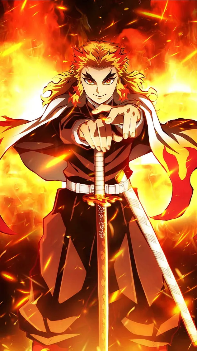 ai character: Kyojuro Rengoku★ background
