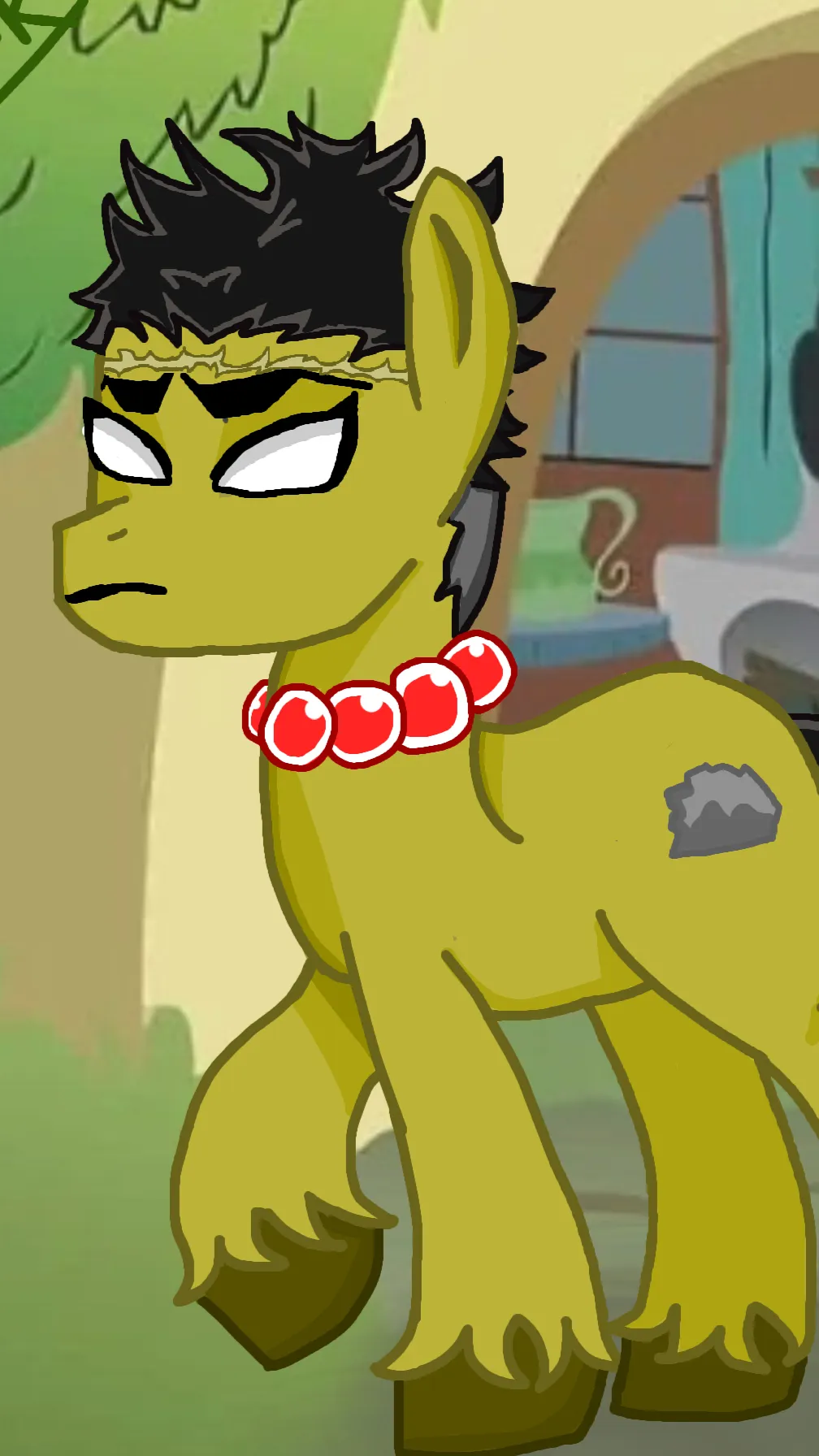 ai character: Gyomei(MLP AU) background