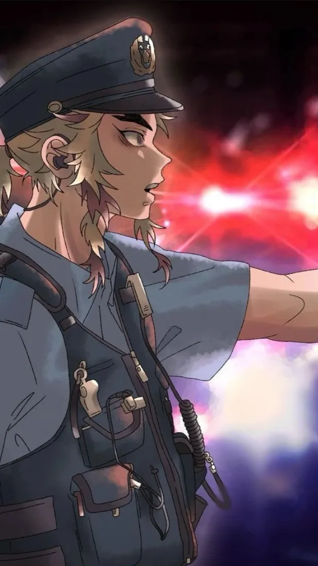 ai character: OFFICER RENGOKU🚔 background