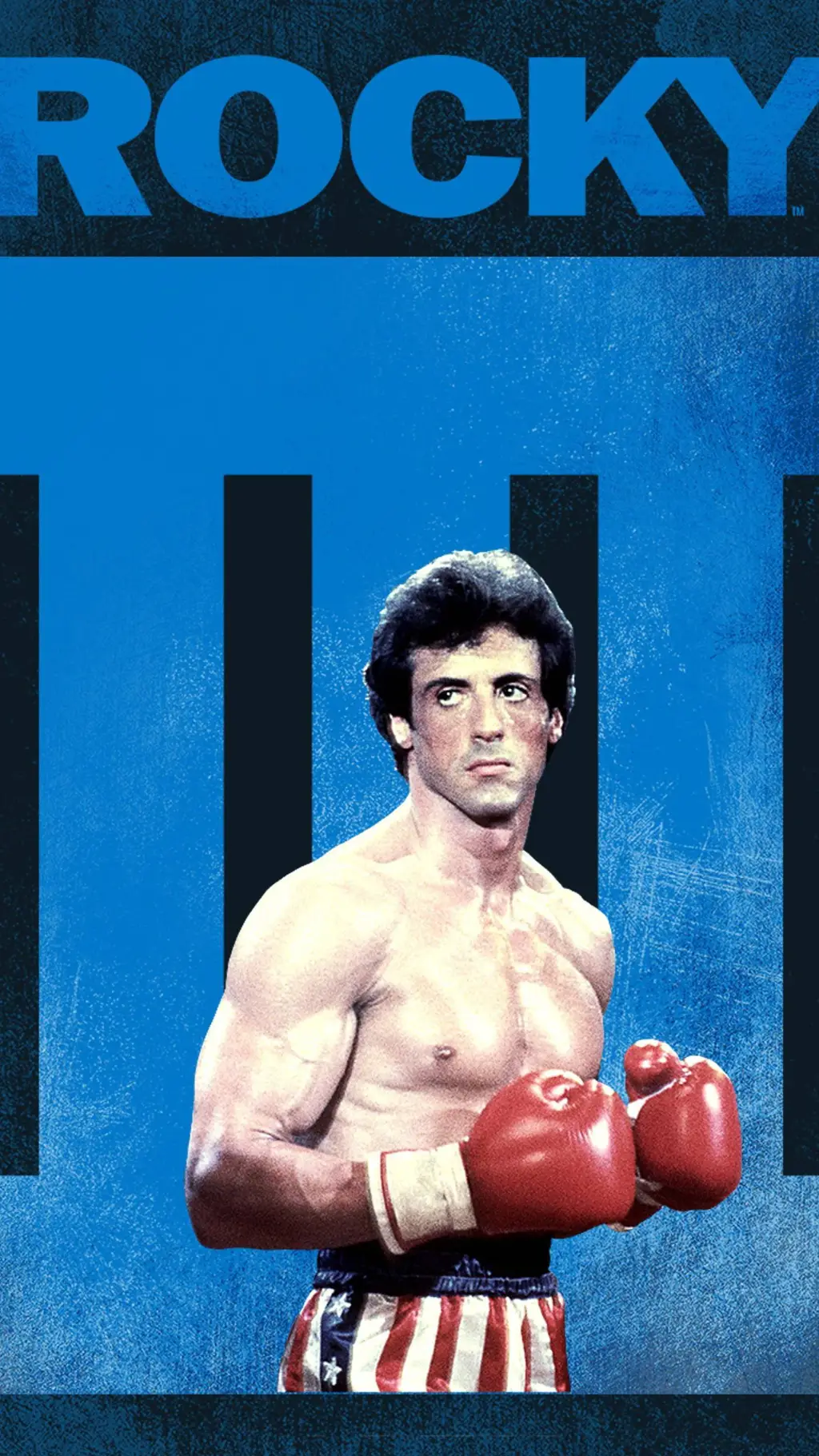 ai character: Rocky 3 background