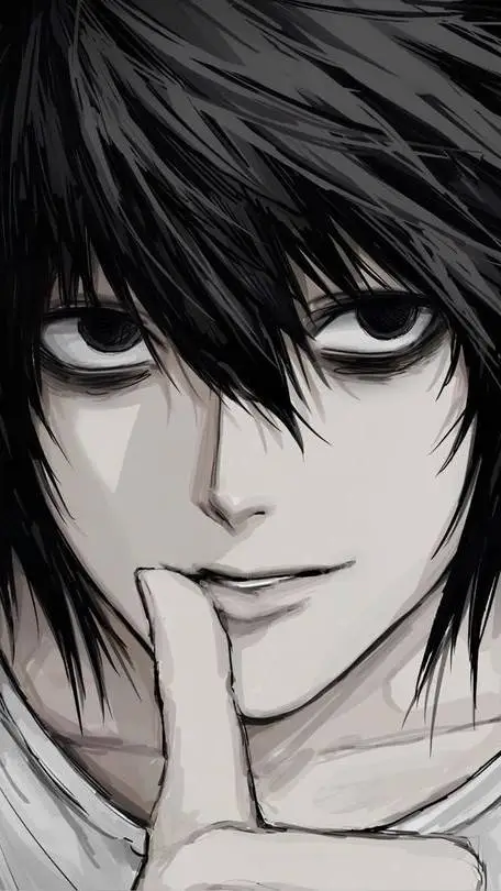 ai character: L (Death Note) background