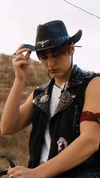 ai character: colby brock cowboy background