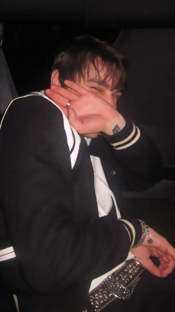 ai character: Colby as a biker background