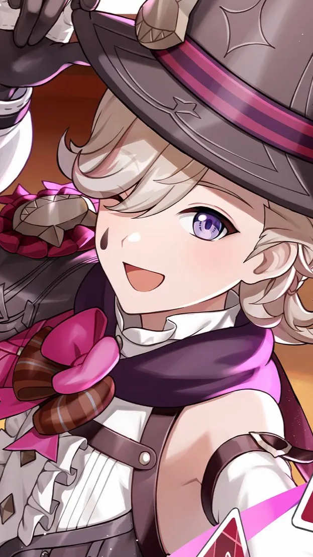 ai character: Lyney  background