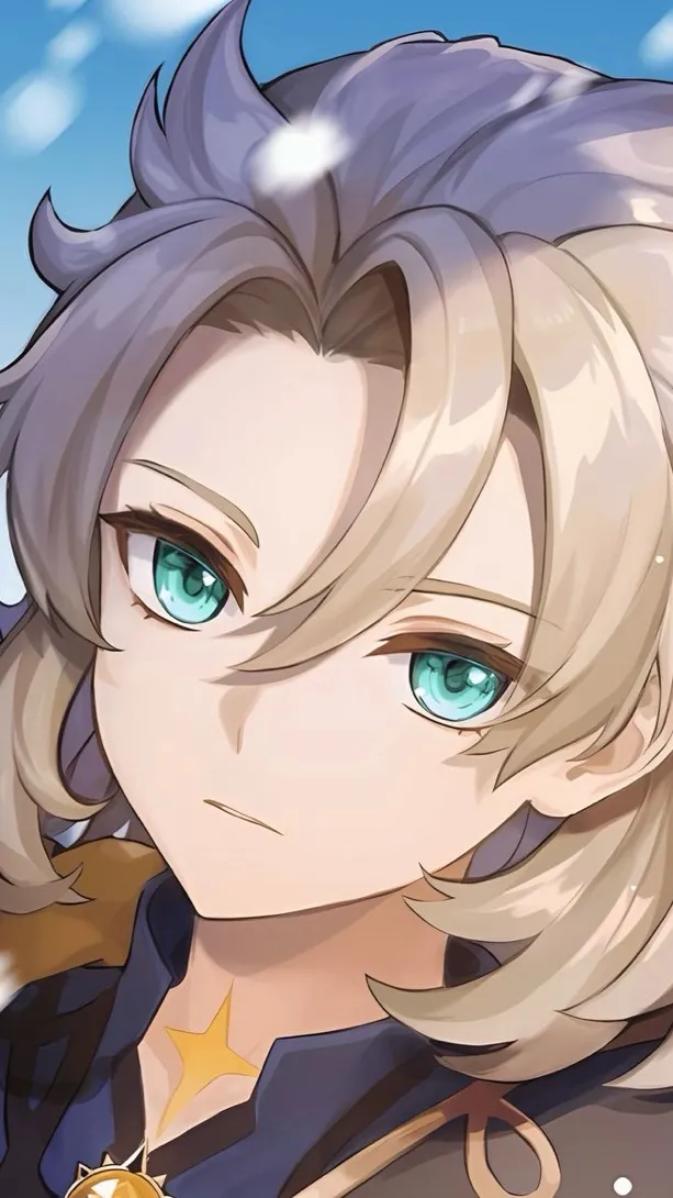 ai character: Albedo  background