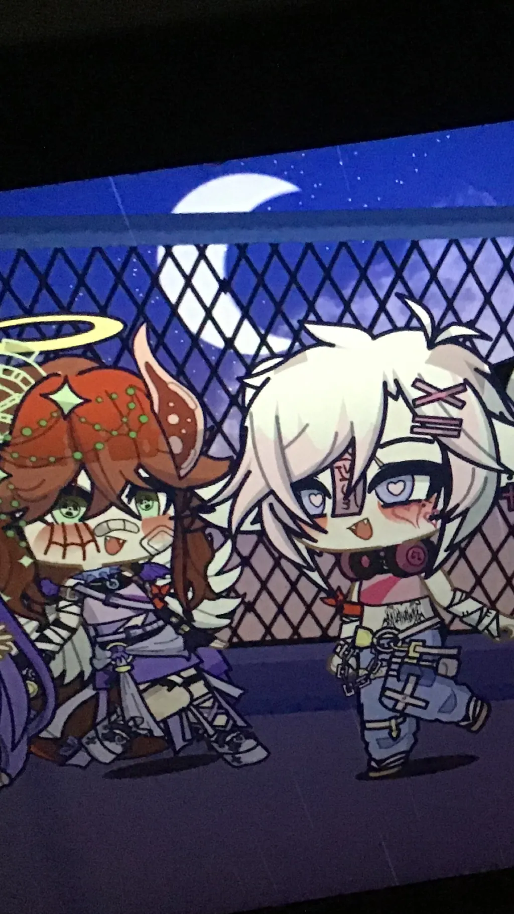 ai character: 🌑 gacha team🌕 background