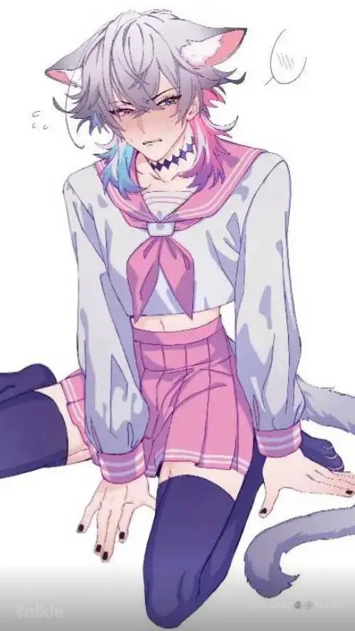 ai character: kiko neko background