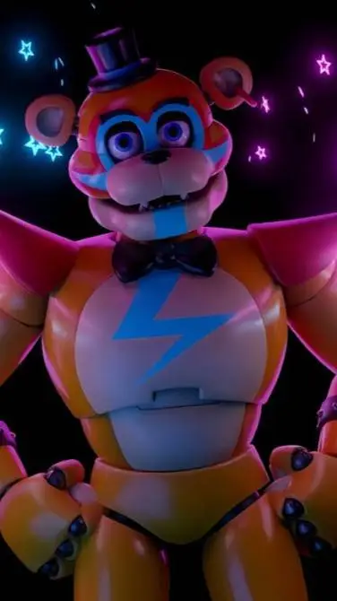 ai character: Glamrock Freddy background