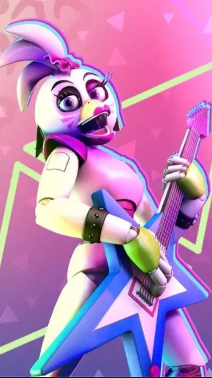 ai character: Glamrock Chica background