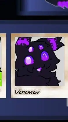 ai character: Venom Mew background