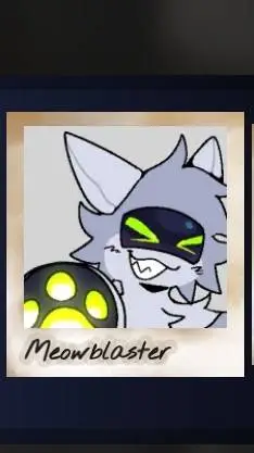 ai character: MeowBlaster background