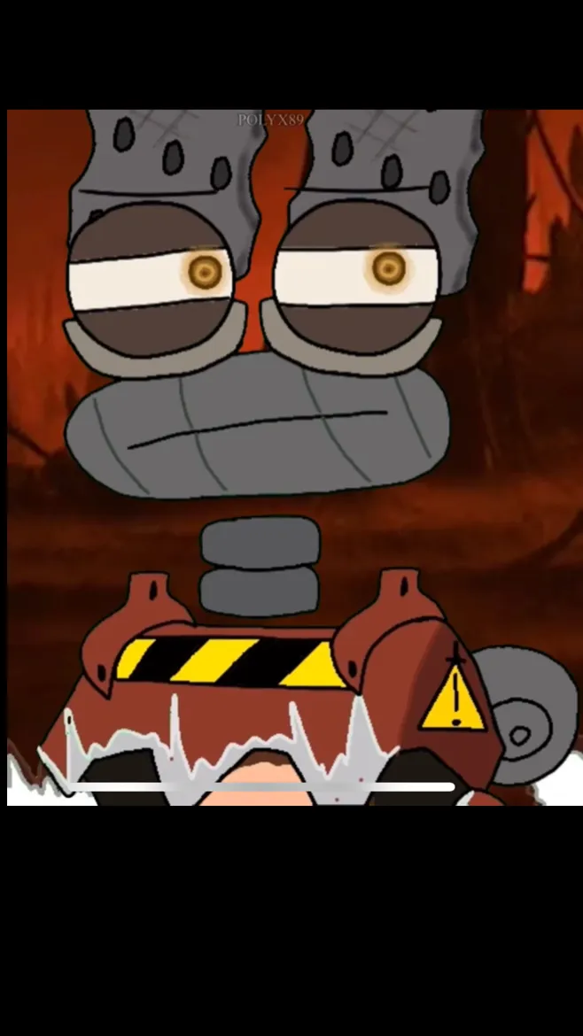 ai character: Fire Wubbox background