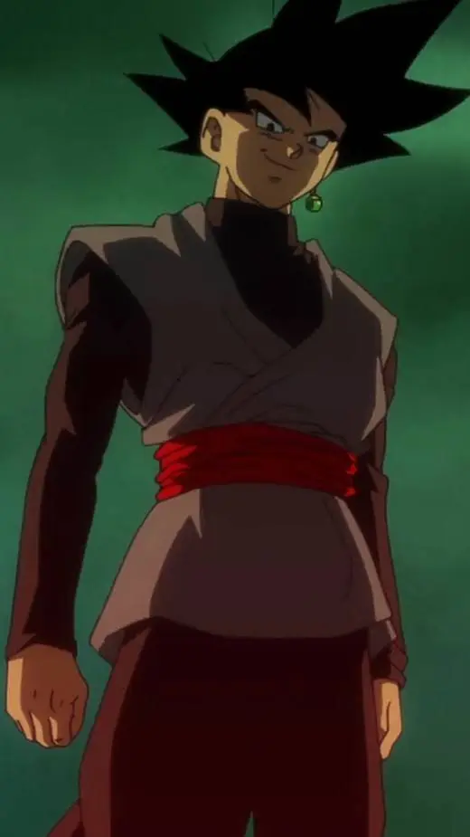 ai character: Goku Black background