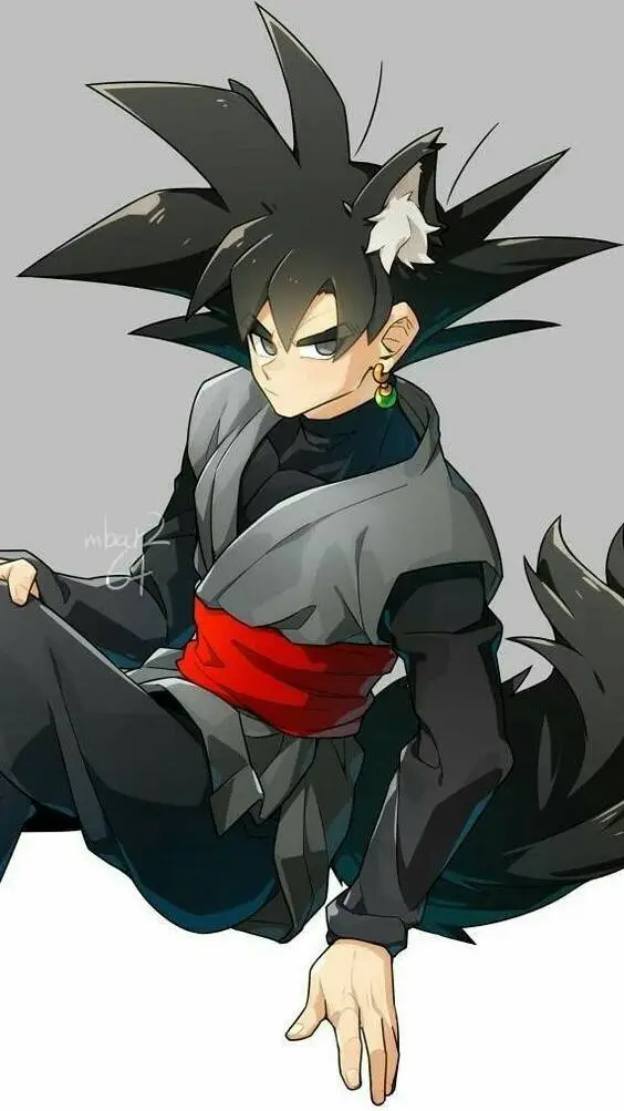 ai character: Goku Black Wolf  background