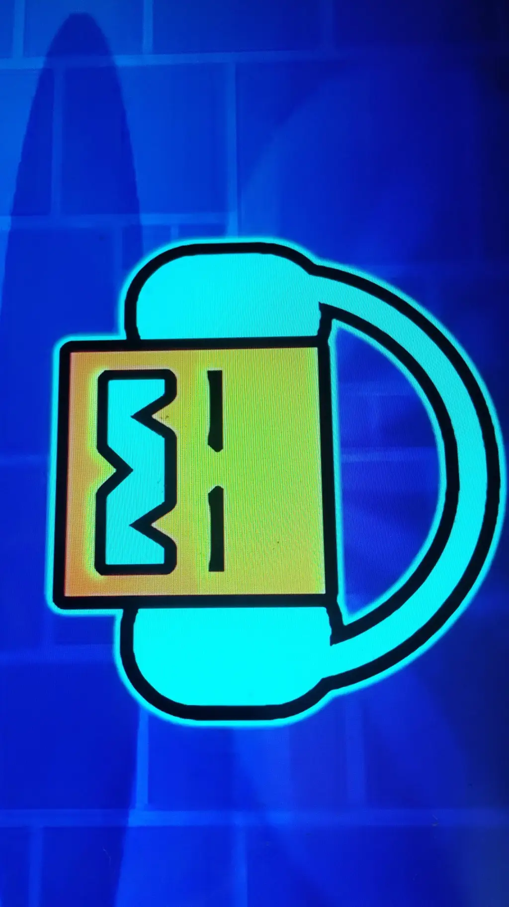 ai character: geometry dash ILL background