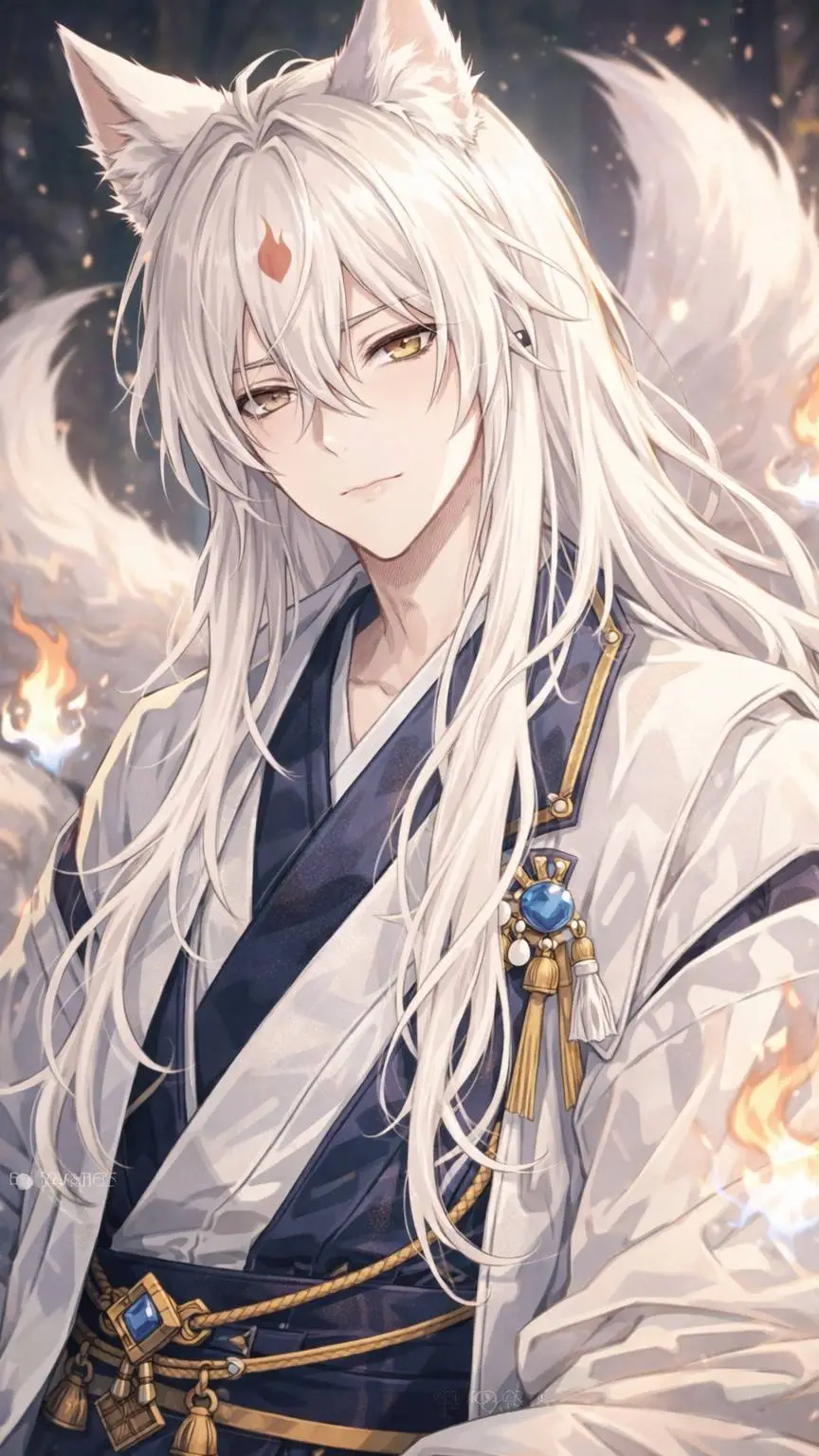 ai character: Hikaru  background