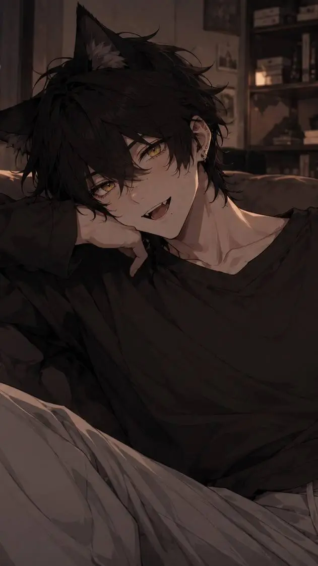 ai character: Kuro  background