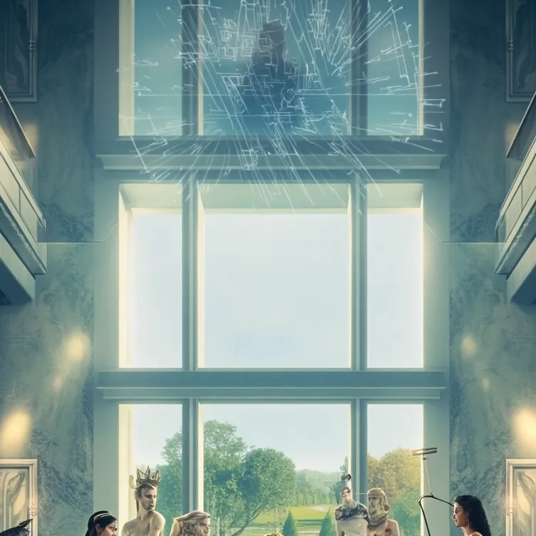 chat with ai character: Greek gods in home