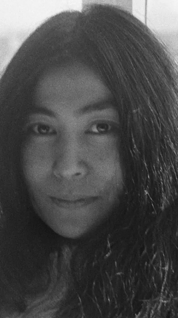 ai character: Yoko ono background