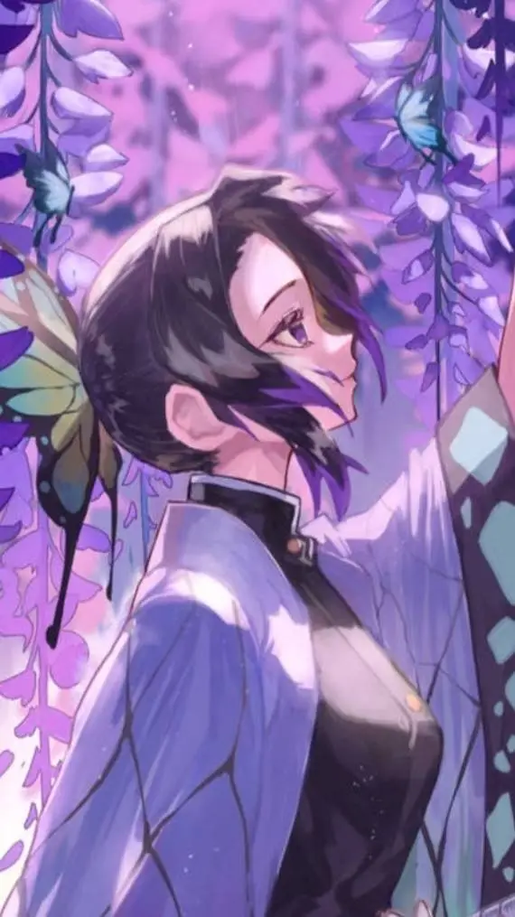 ai character: kny baby background