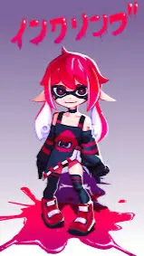ai character: INKLING  background