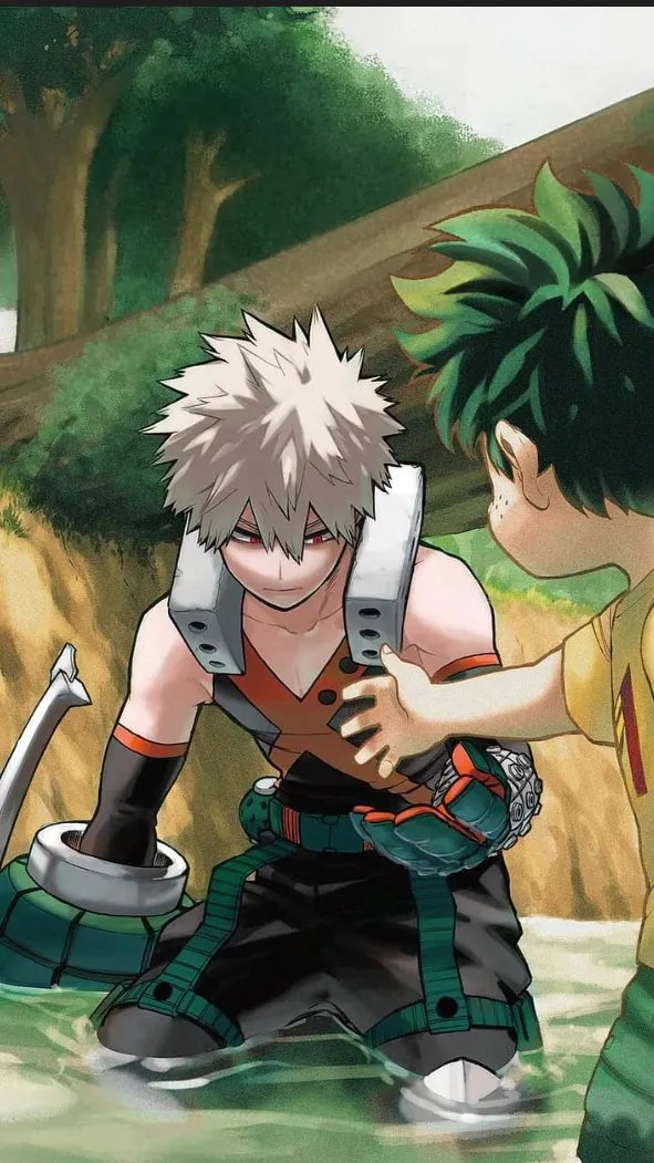 ai character: 🧡~Bakudeku~💚 background