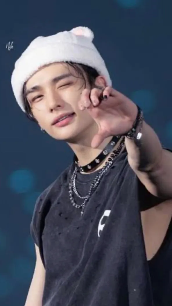 ai character: Hyunjin🦋 background