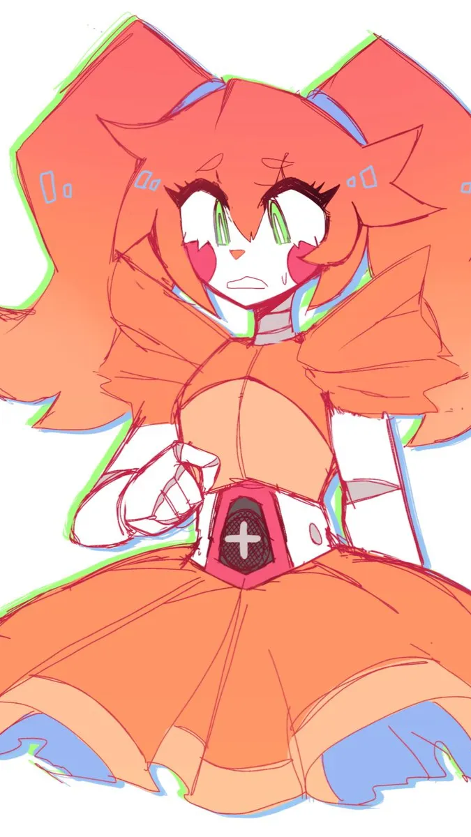 ai character: Circus Baby background