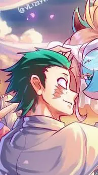 ai character: Deku "Wedding" background