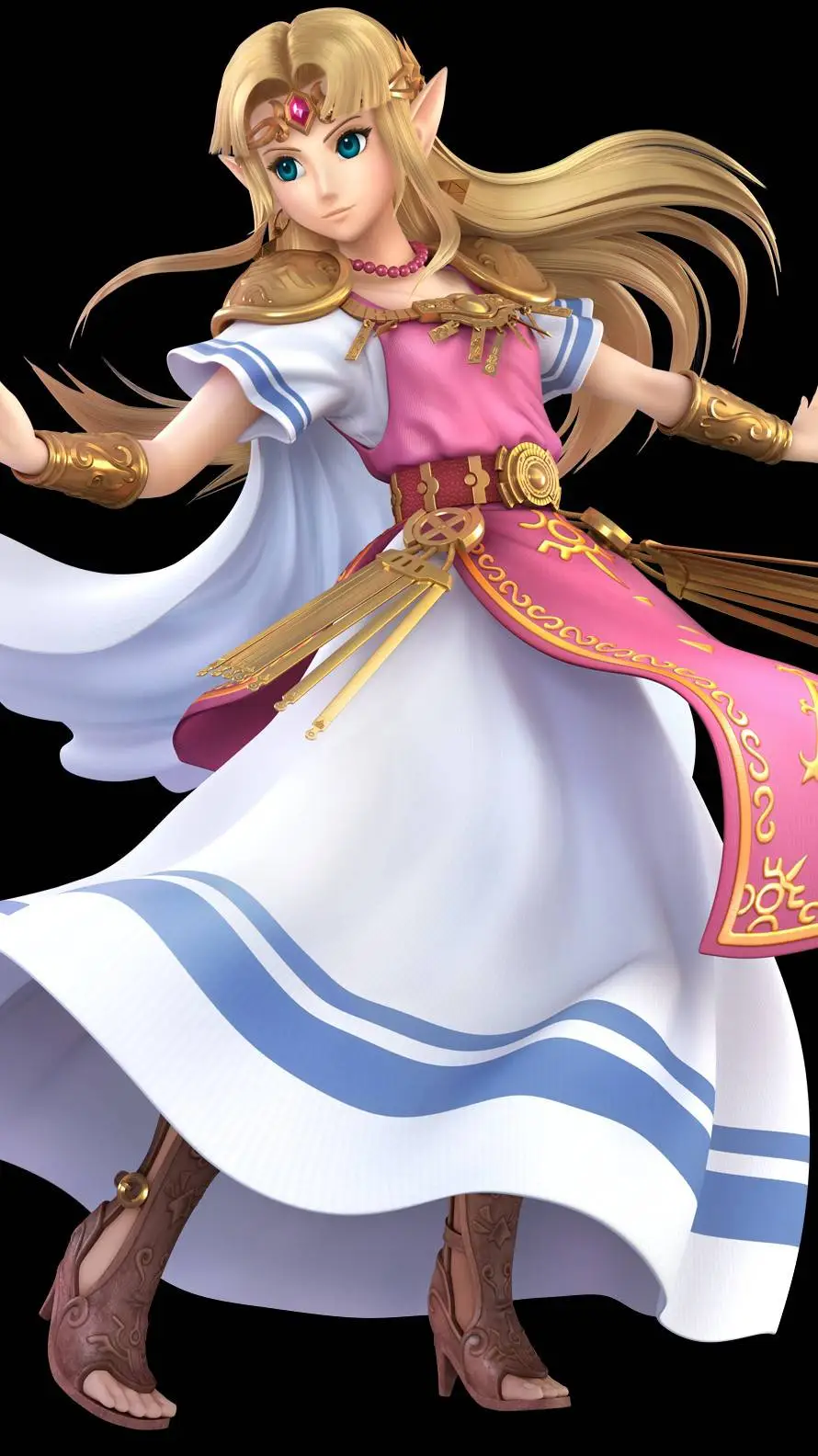 ai character: Zelda background