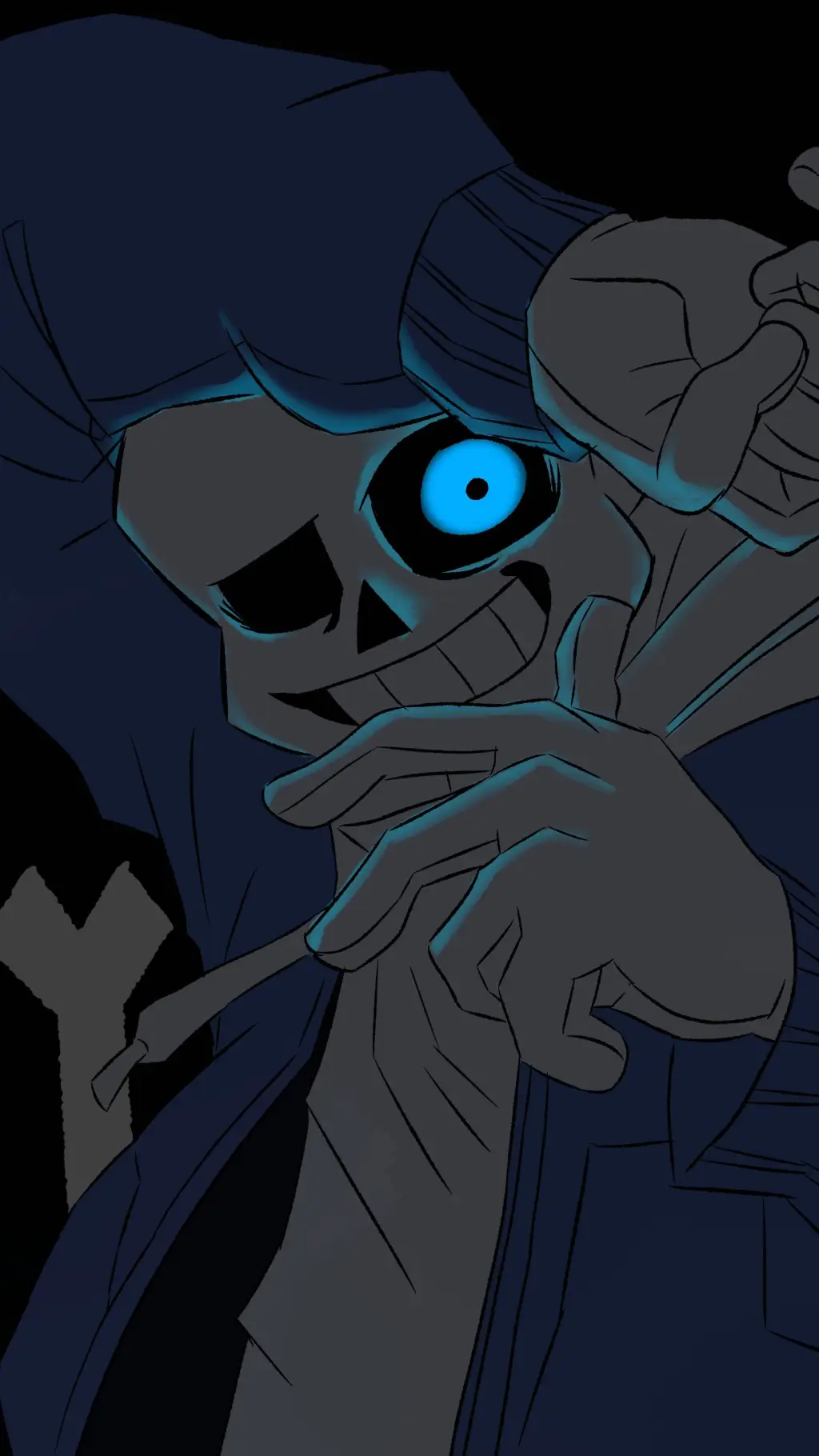 ai character: Sans background