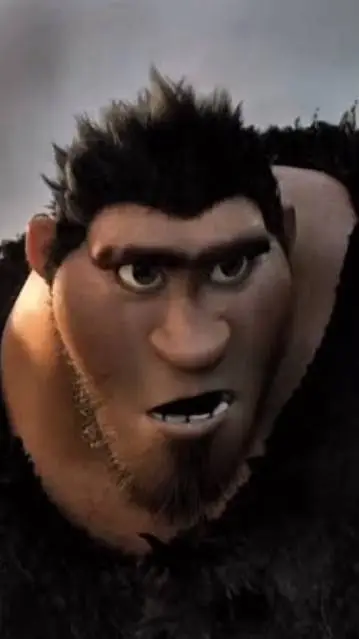 ai character: Grug Crood background