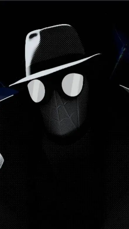 ai character: Spider man Noir background