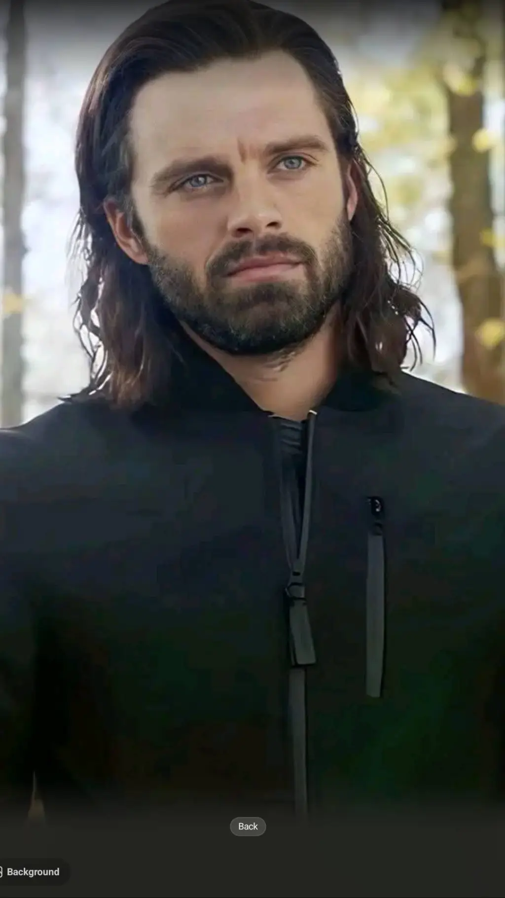 ai character: Bucky Barnes background