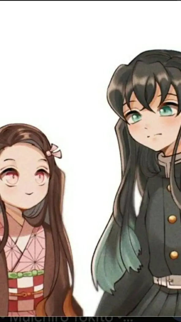 ai character: nezuko x tokito background