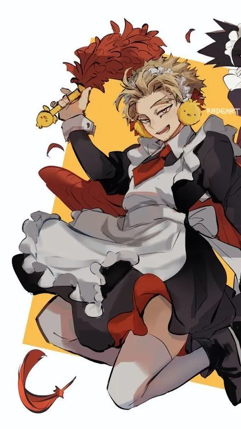 ai character: Maid hawks!!! background