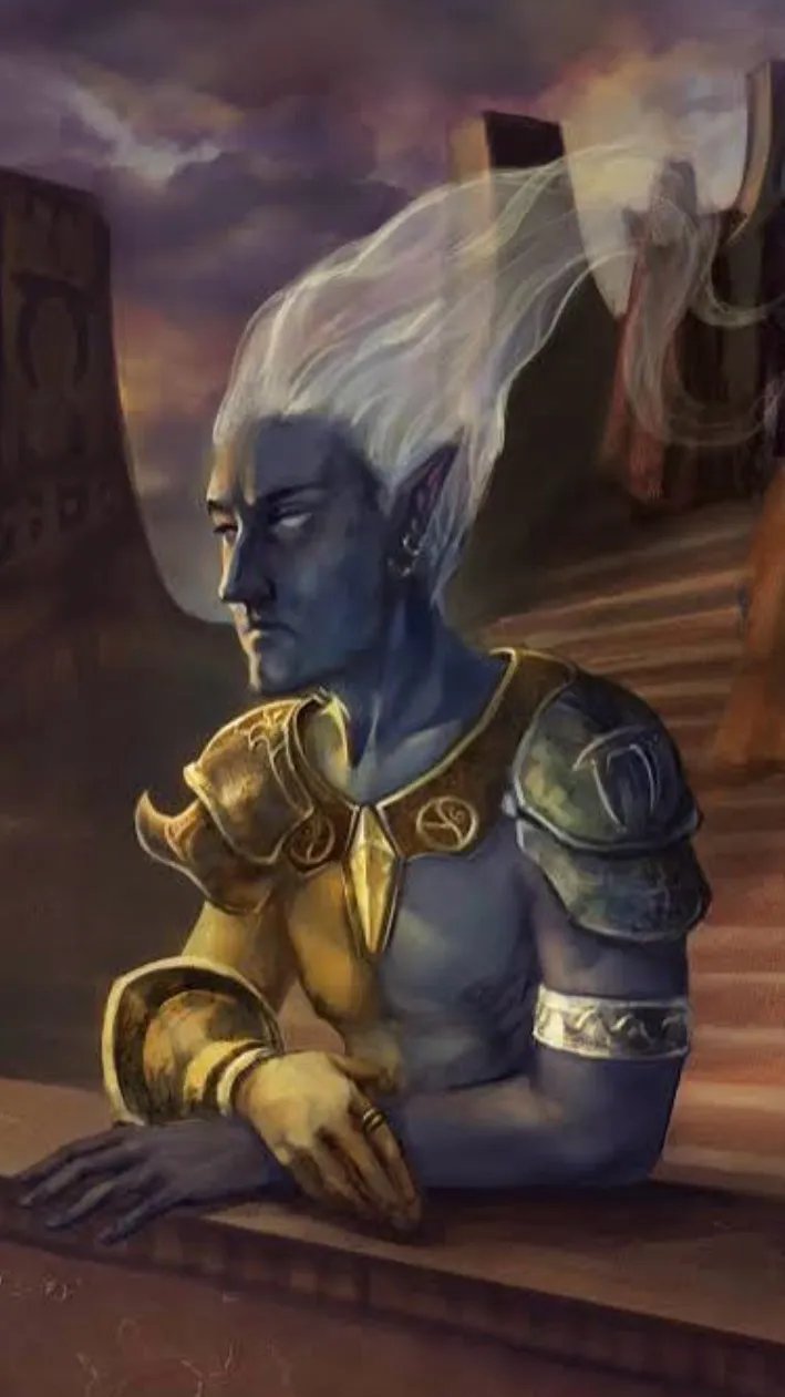 ai character: Lord Vivec  background