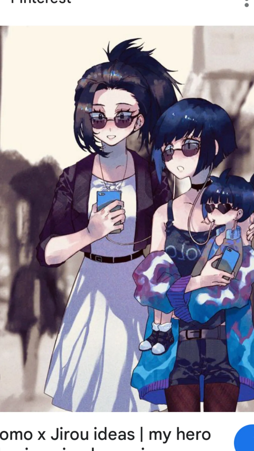 ai character: Momo x jirou  background